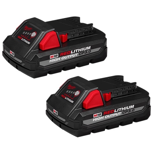 Picture of Milwaukee Electric Tool 48-11-1837 M18 High Output Cp3.0 Battery 2-Pack